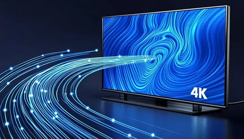 Guide abonnement IPTV : Quelle connexion internet pour l’IPTV en 4K ?