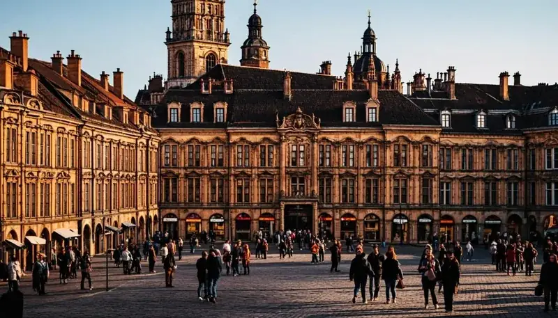 Abonnement IPTV Lille : la Grand’Place et la Vieille Bourse flamande