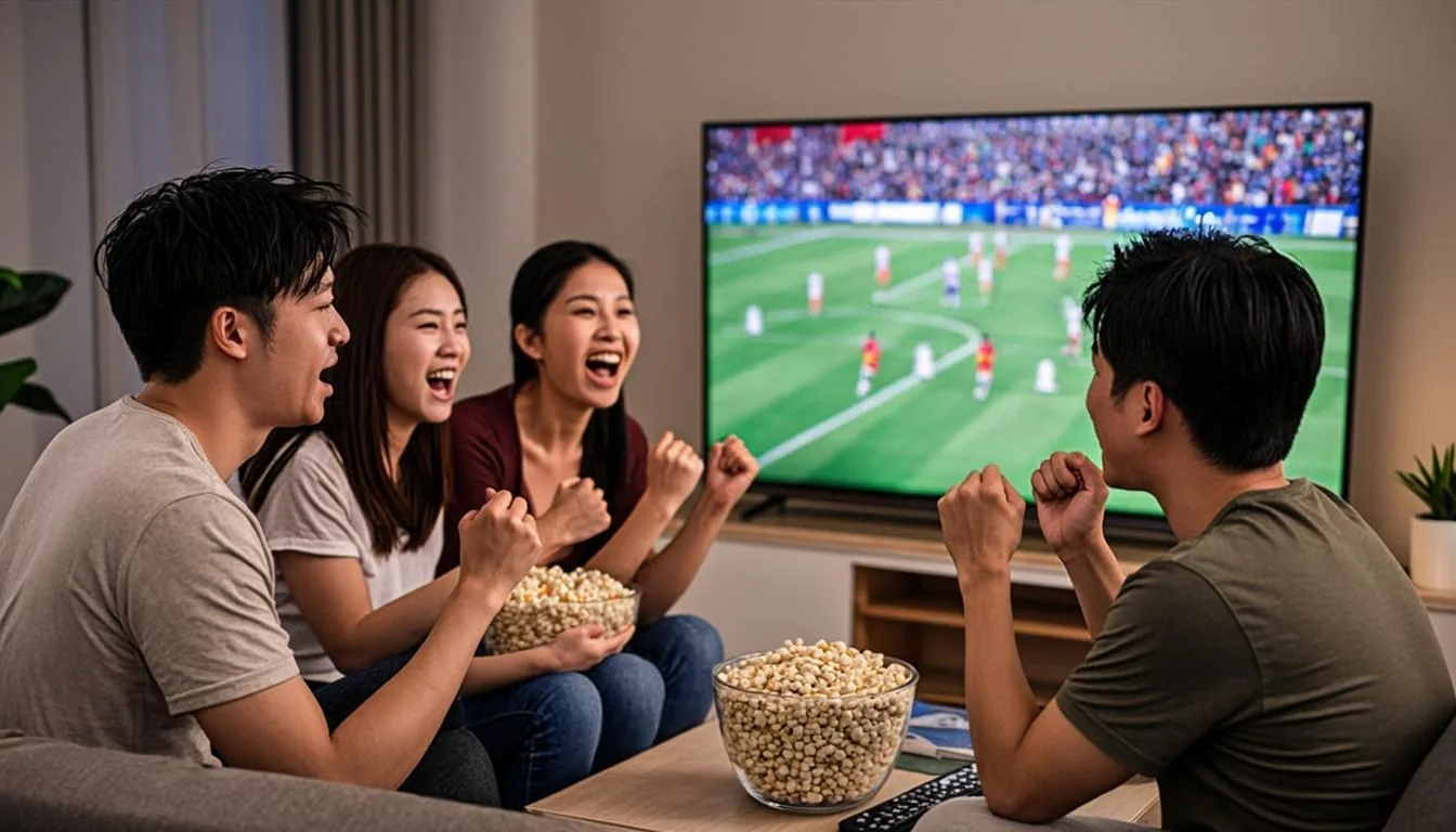 Abonnement IPTV 6 mois à 39,99 € : match de football en 4K sur grand écran